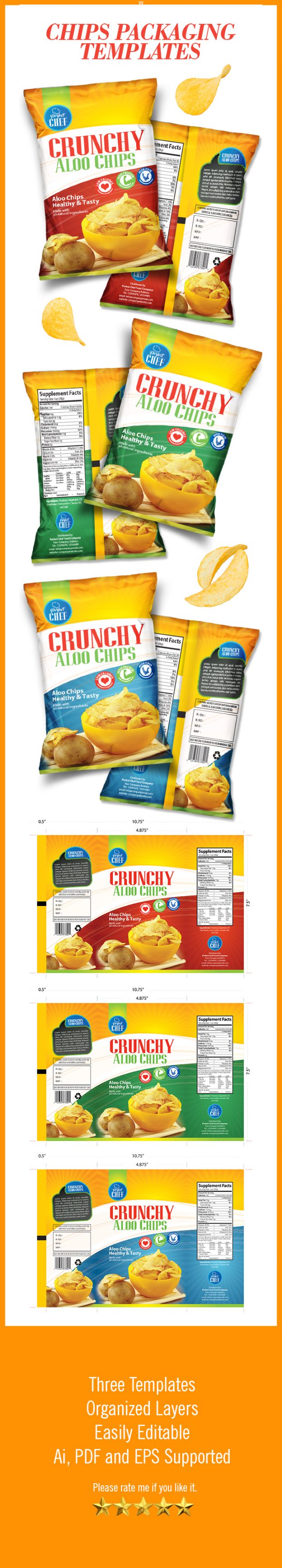 Download Chips Packaging Templates - Packaging Seller