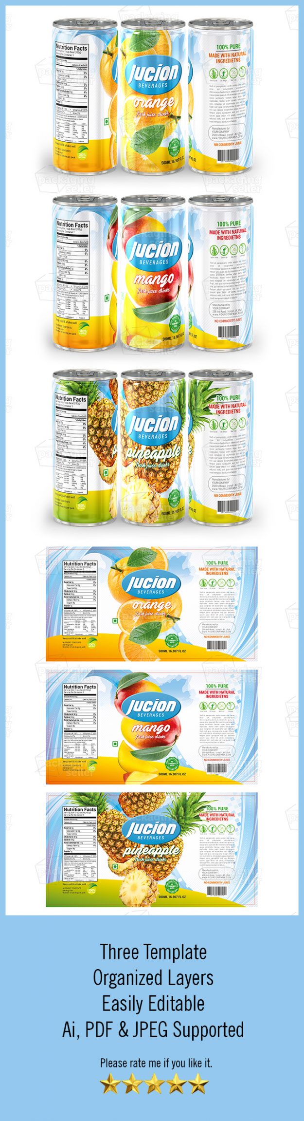 Juice Label Design