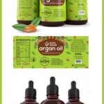 Argan Oil Label Template