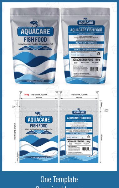 Fish Food Packaging Design