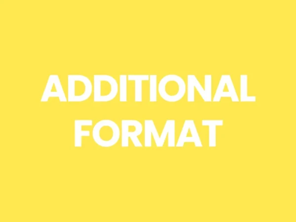 Additional Format
