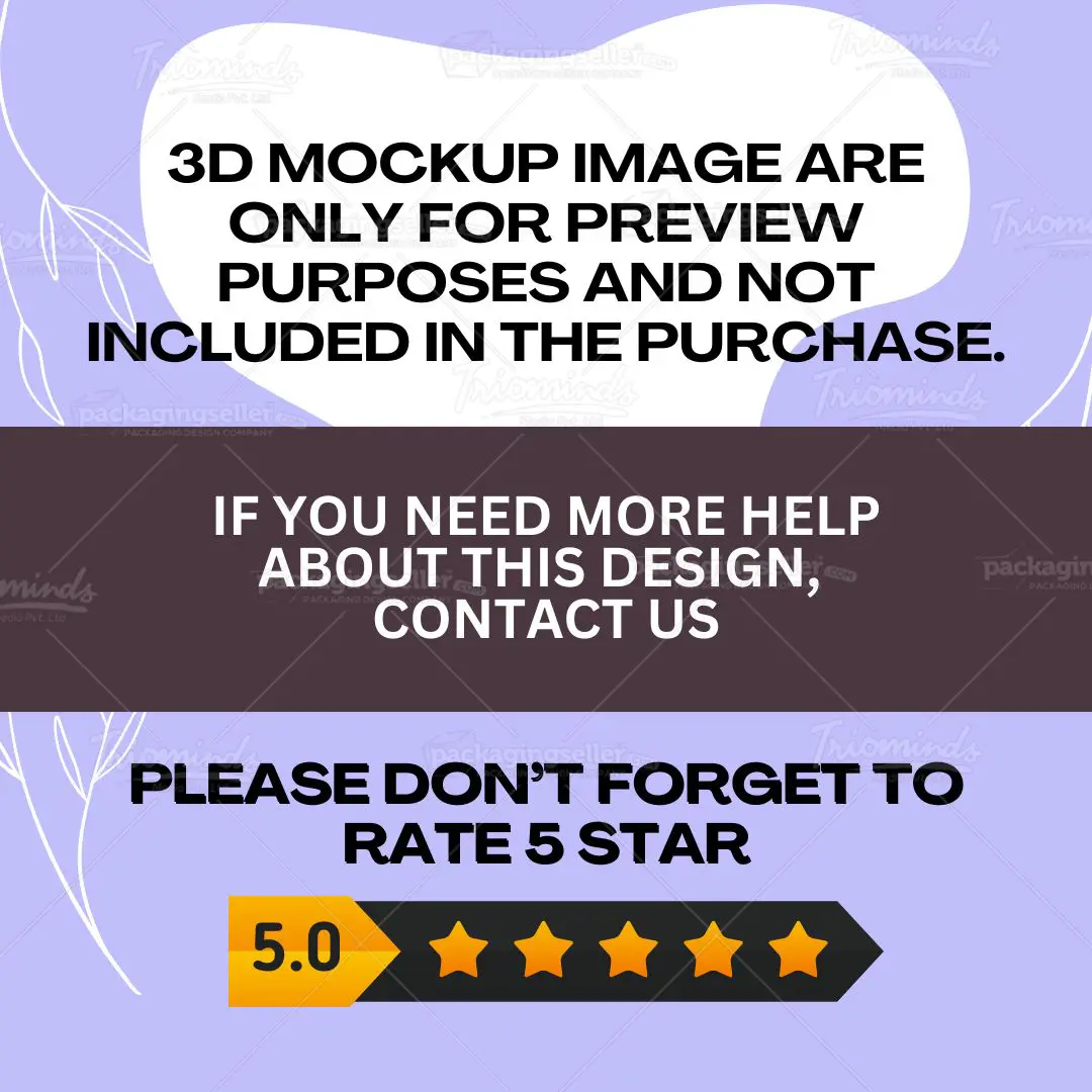 Cow ghee packaging design