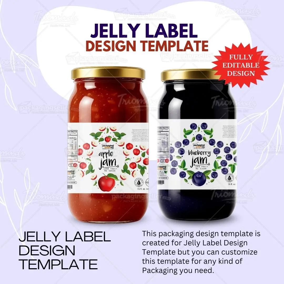 Jelly Label Design Template PS009 - Image 2