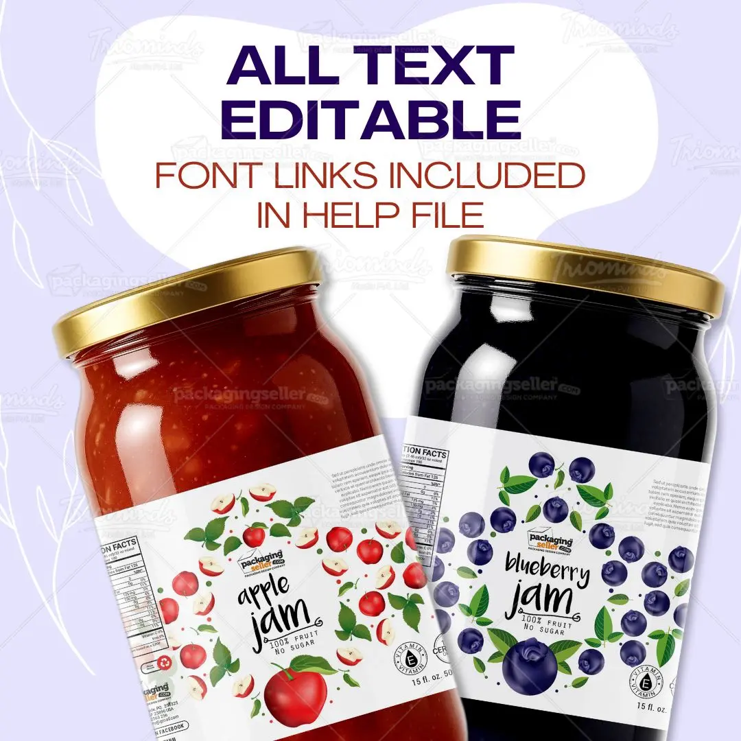 Jelly Label Design Template PS009 - Image 6