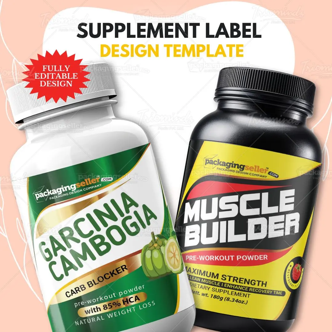 Supplement Label Template Vol-53
