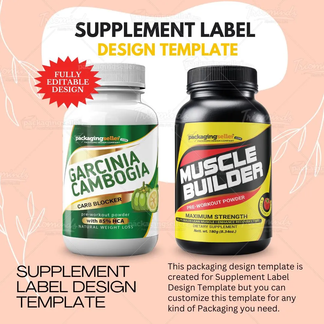 Supplement Label Template Vol-53 - Image 2