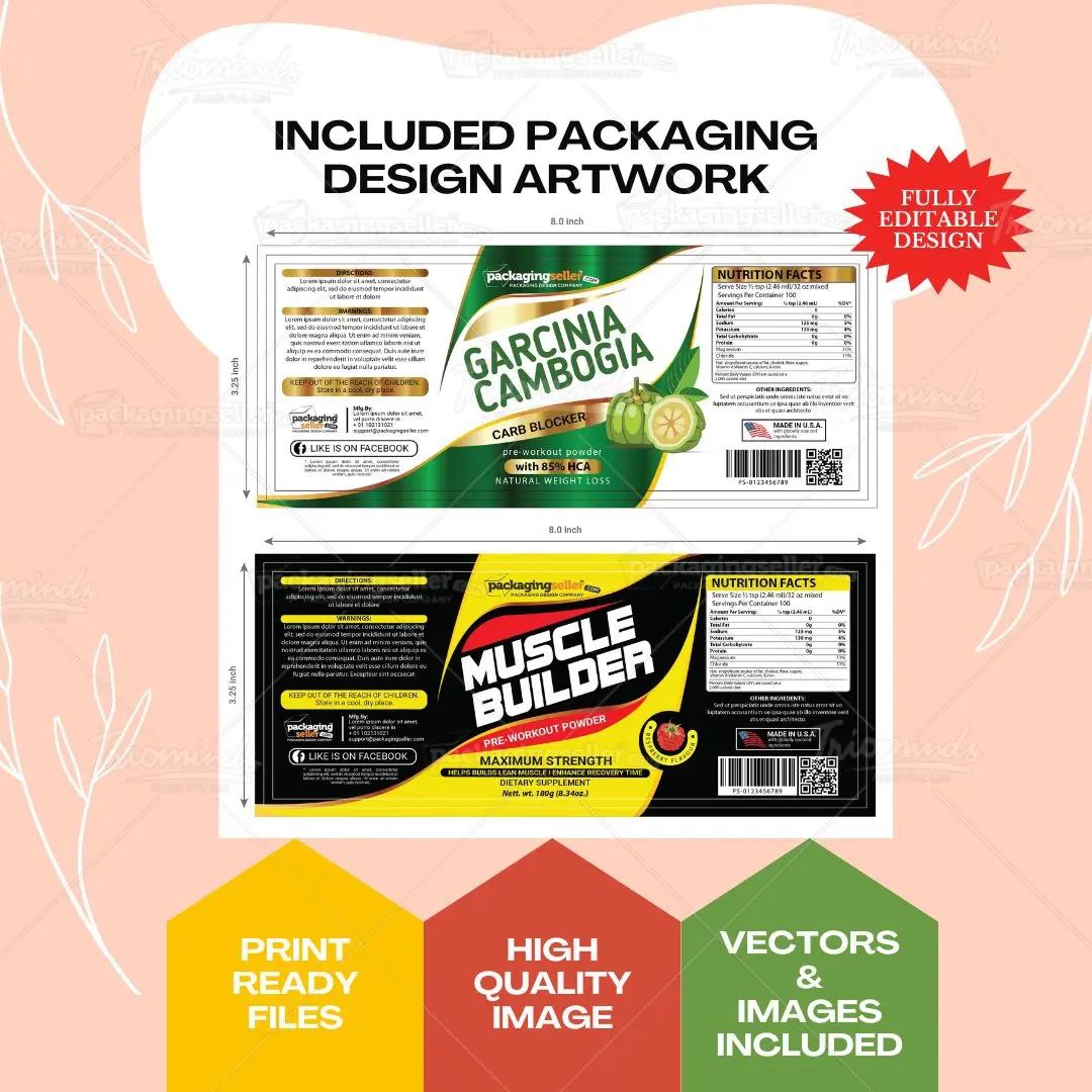 Supplement Label Template Vol-53 - Image 5