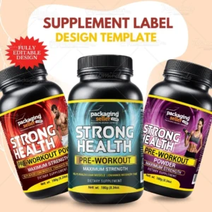 Supplement Label Templates PS39