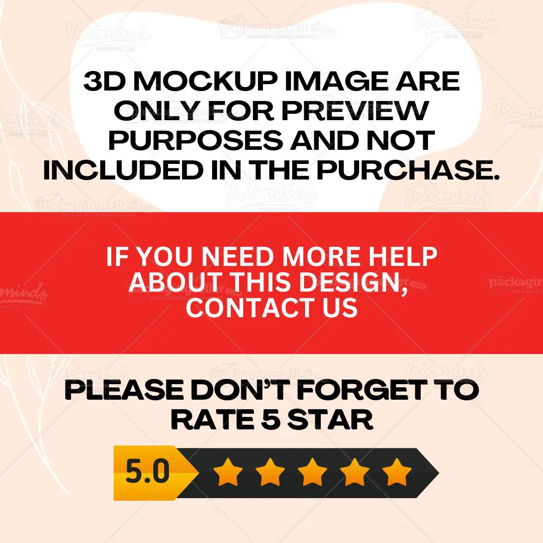 Chickpeas Snacks Pouch Design Template PS353 - Image 7