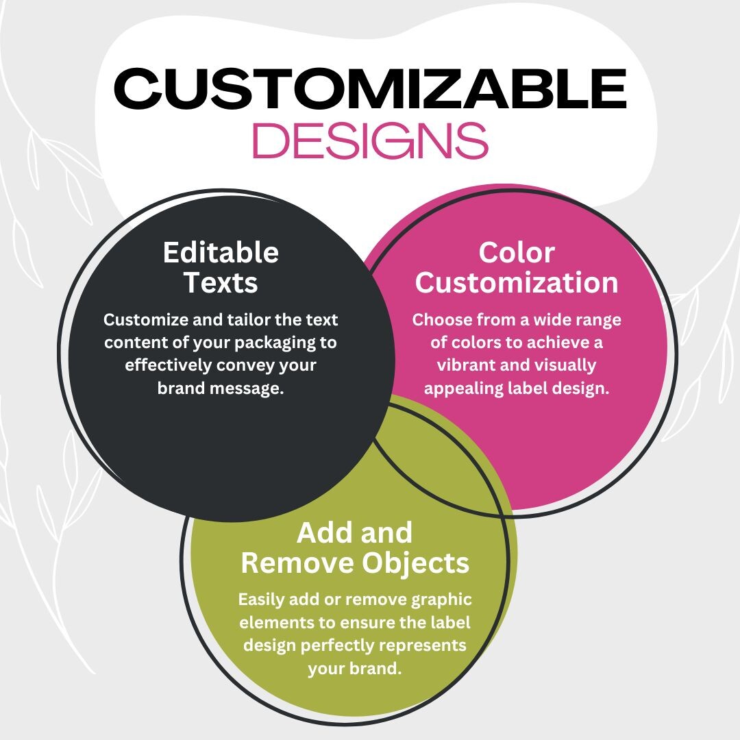 Black Shampoo Label Design PSE 359 - Image 6