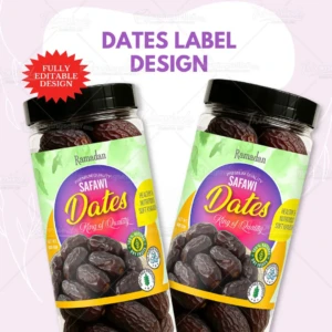Dates Label Design PSE K01