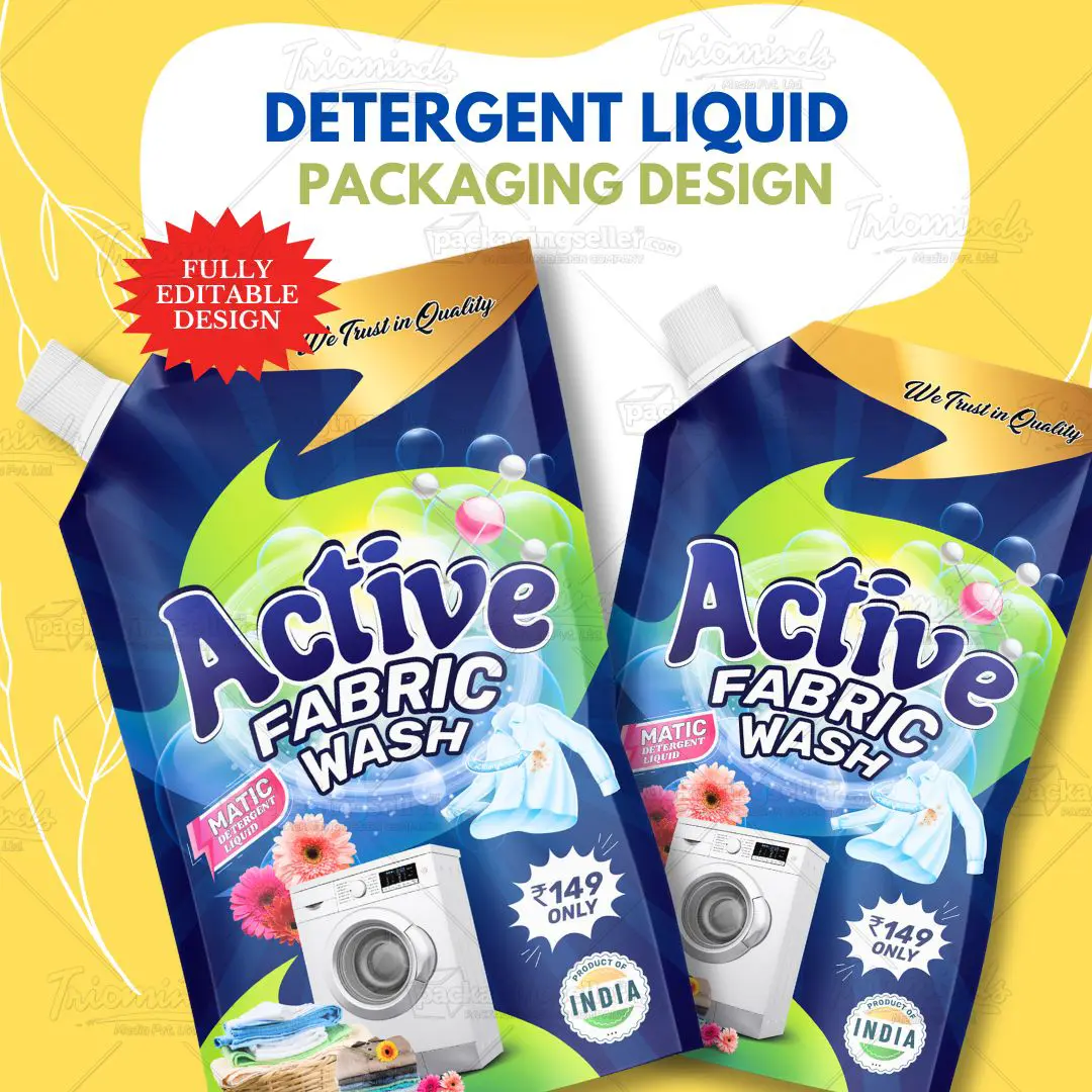Detergent Liquid packaging design PSE K02
