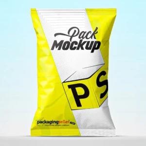 Matt Pouch mockup PSM011 - Front