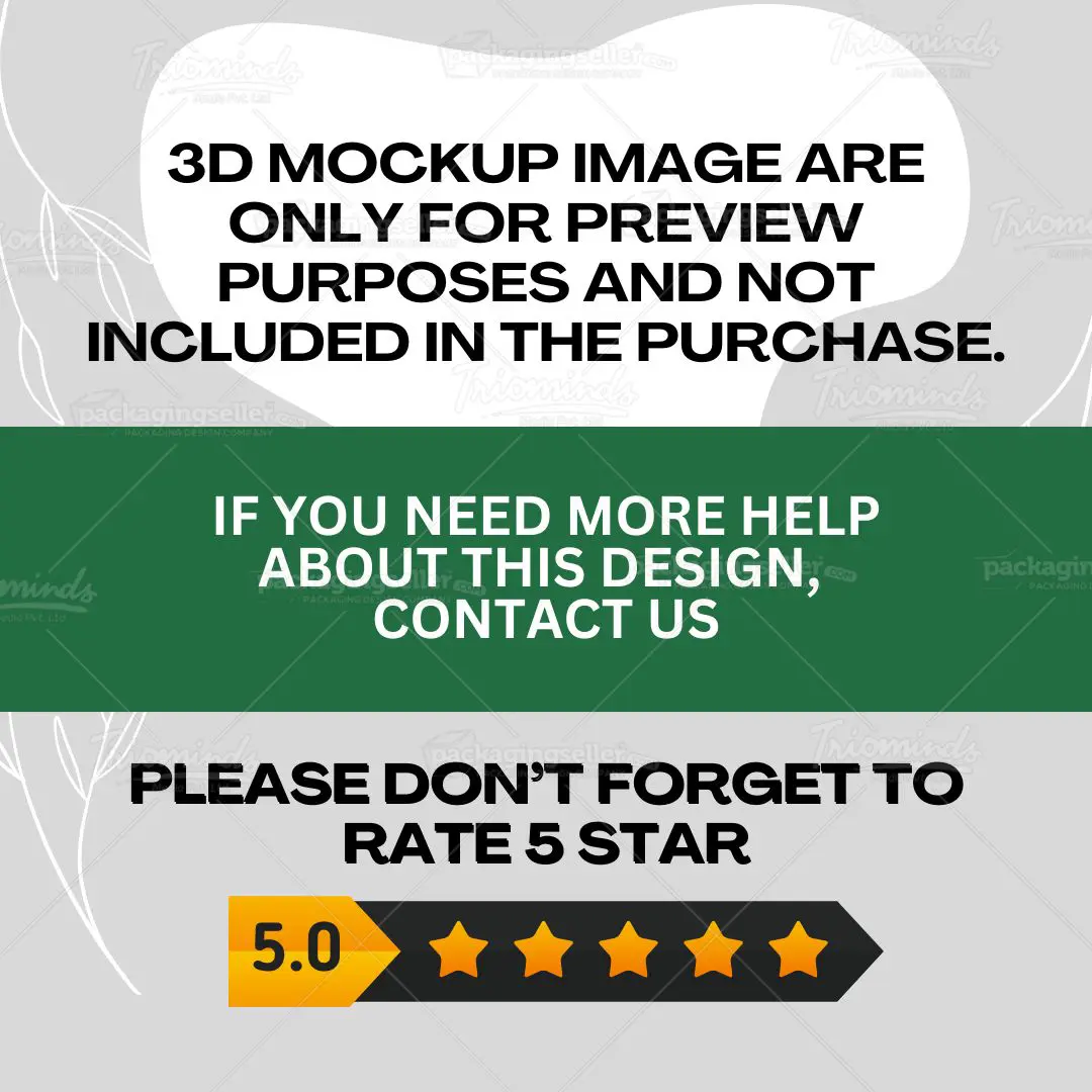 Aloe Vera Label Design Template PS380 - Image 7