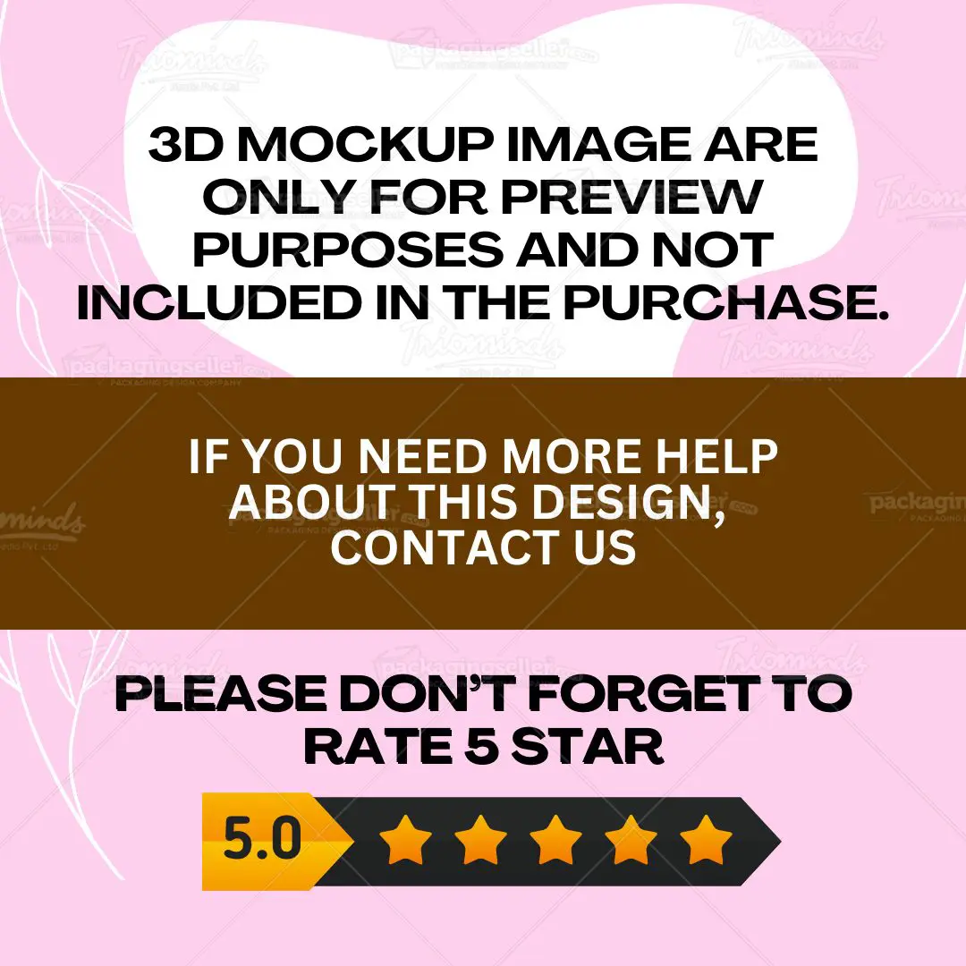 Cream Roll Stickers Design Template PS378 - Image 7