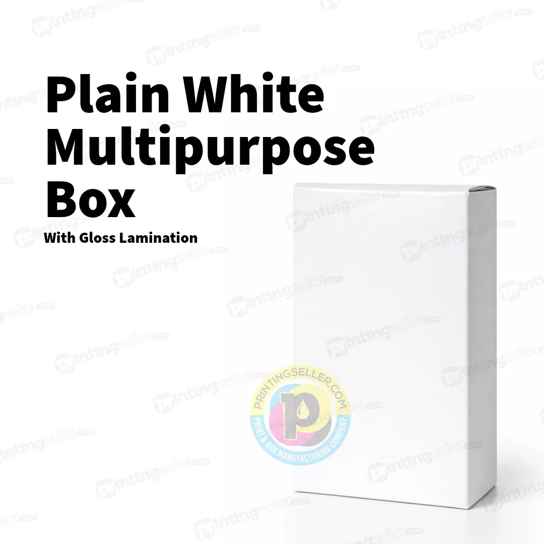 Plain White Multipurpose box- 5x3x1.5inch - PRS16
