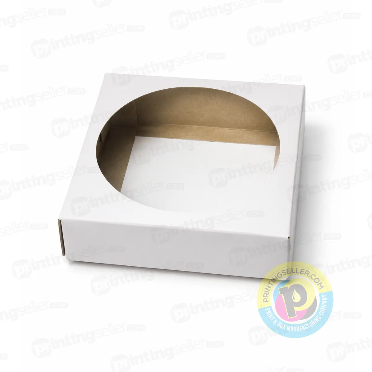 1 Jar Paper Carry Box in Marble Texture - PRS28 - Image 3