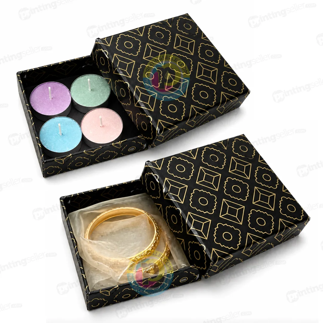 Top Bottom Rigid Box - 3 x 3 x 1 inch- PRS24 - Image 3