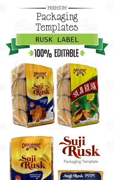 Rusk Label Design
