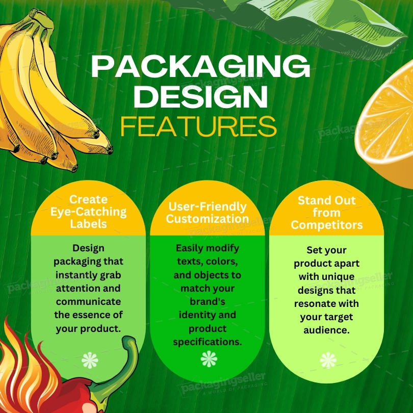 Banana Chips Packaging Template PS-05
