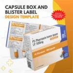 Capsule Box and Blister Design Template PS315 -1