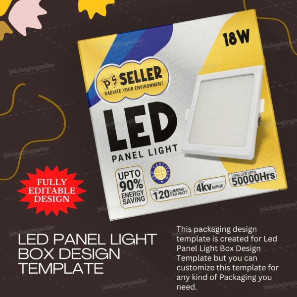 LED Panel Light Box Packaging PS316 - Image 2