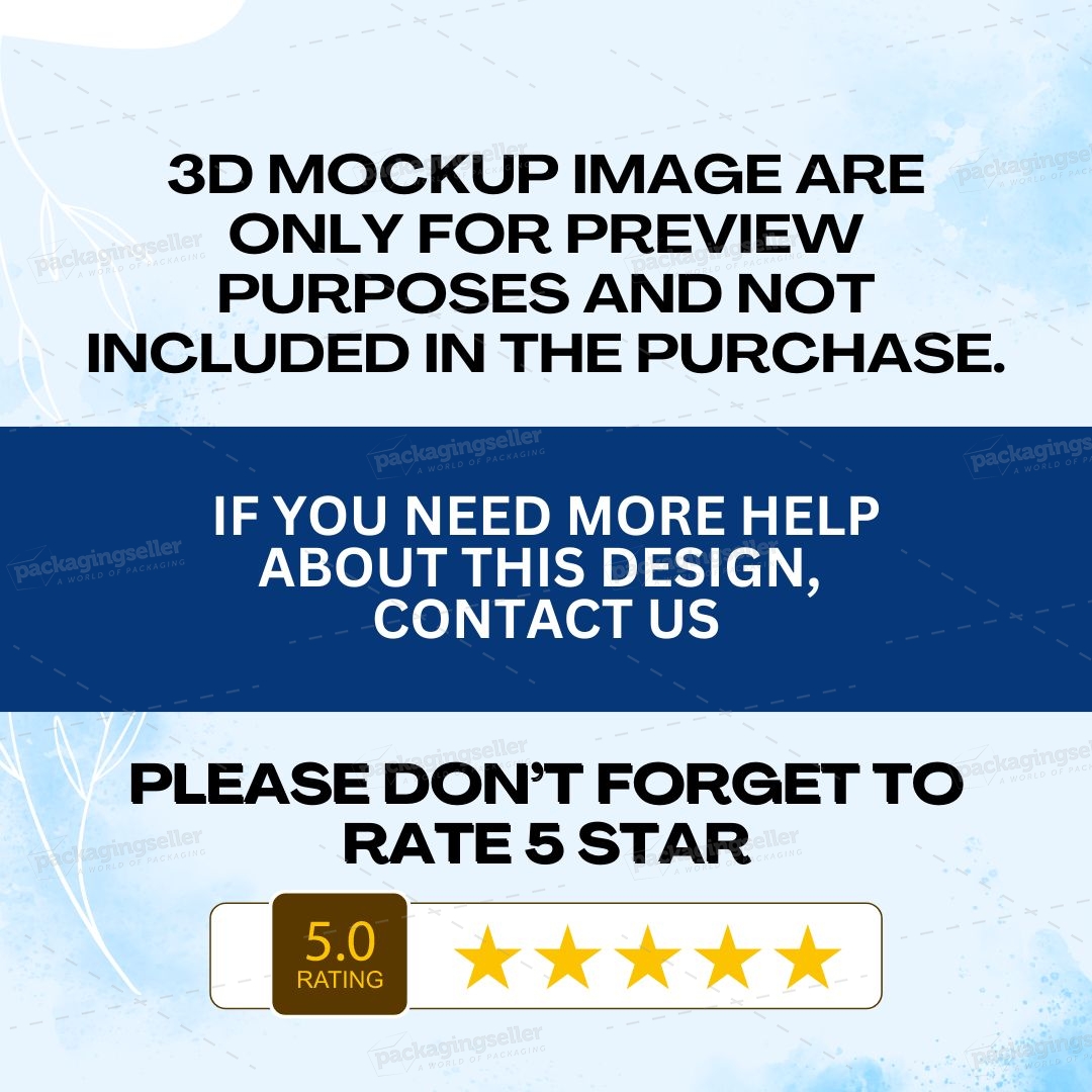 Bath Salt Bag Packaging Design Template PS323 - Image 7