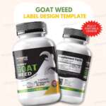 Horny Goat Weed Supplement label Design